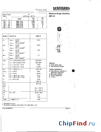 Datasheet SKB101 manufacturer Semikron